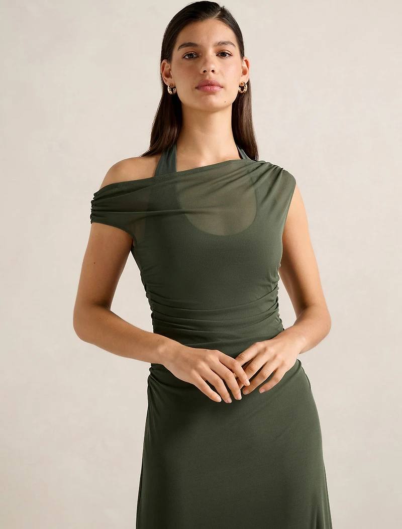 Brooklyn Layered Jersey Maxi Dress