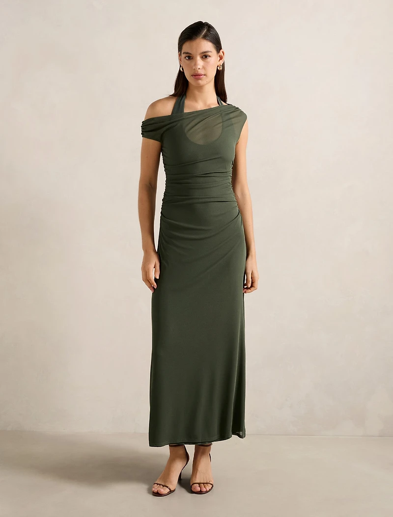 Brooklyn Layered Jersey Maxi Dress