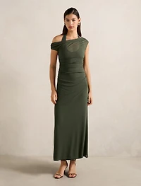 Brooklyn Layered Jersey Maxi Dress
