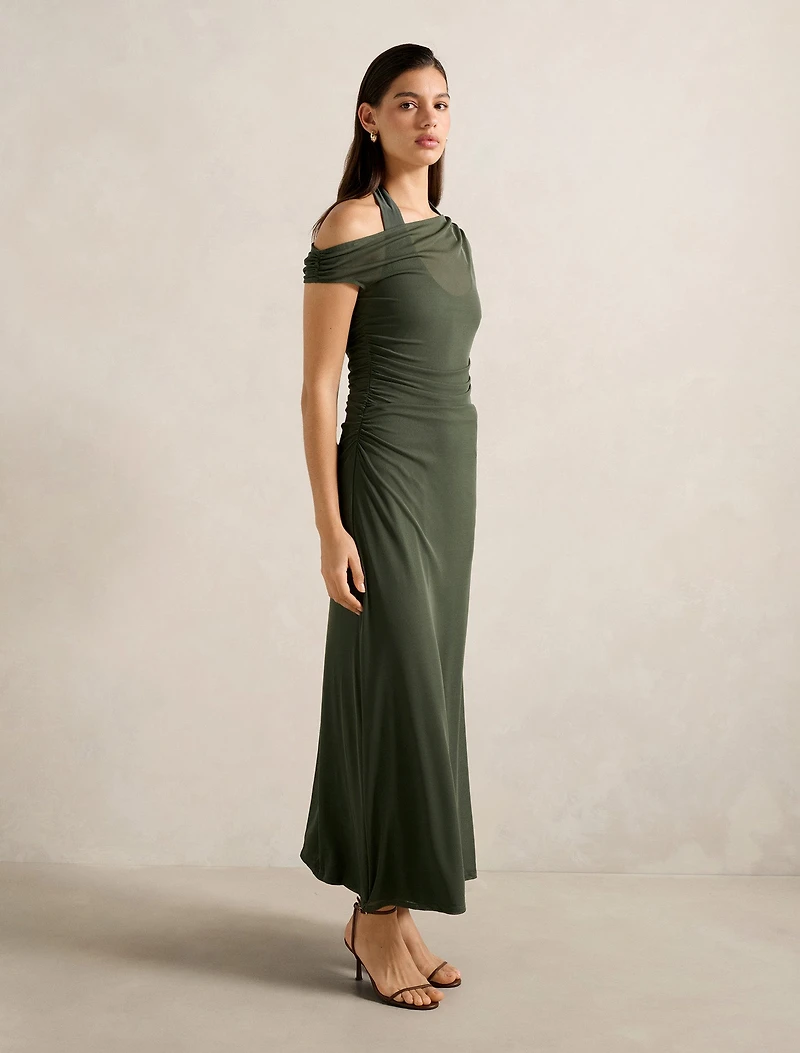 Brooklyn Layered Jersey Maxi Dress