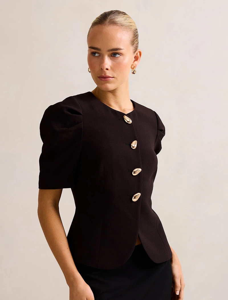 Tamara Short-Sleeve Top