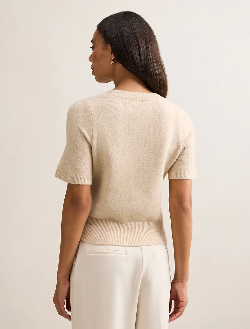 Estelle Short Sleeve Knit Tee