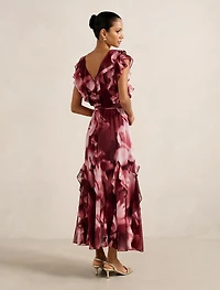 Naya Petite Ruffle Midi Dress