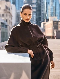 Amara Elastic Waist Jacket