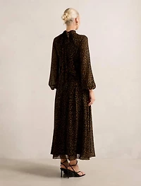 Janelle Printed Raglan Maxi Dress