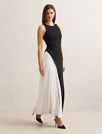 Candace Halter Contrast Maxi