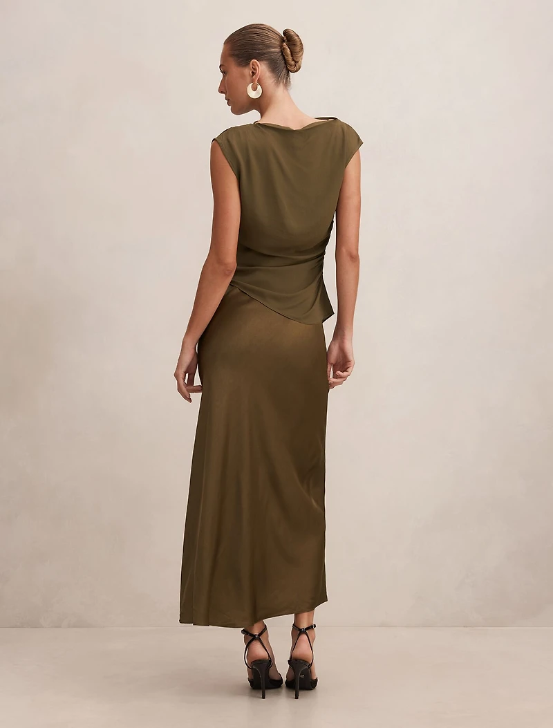 Aurora 2-in-1 Slip Midi Dress