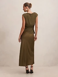 Aurora 2-in-1 Slip Midi Dress