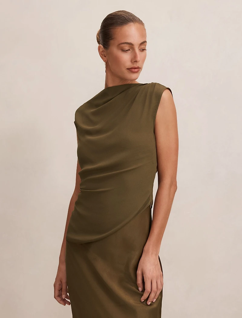 Aurora 2-in-1 Slip Midi Dress