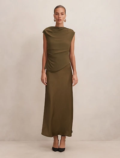 Aurora 2-in-1 Slip Midi Dress