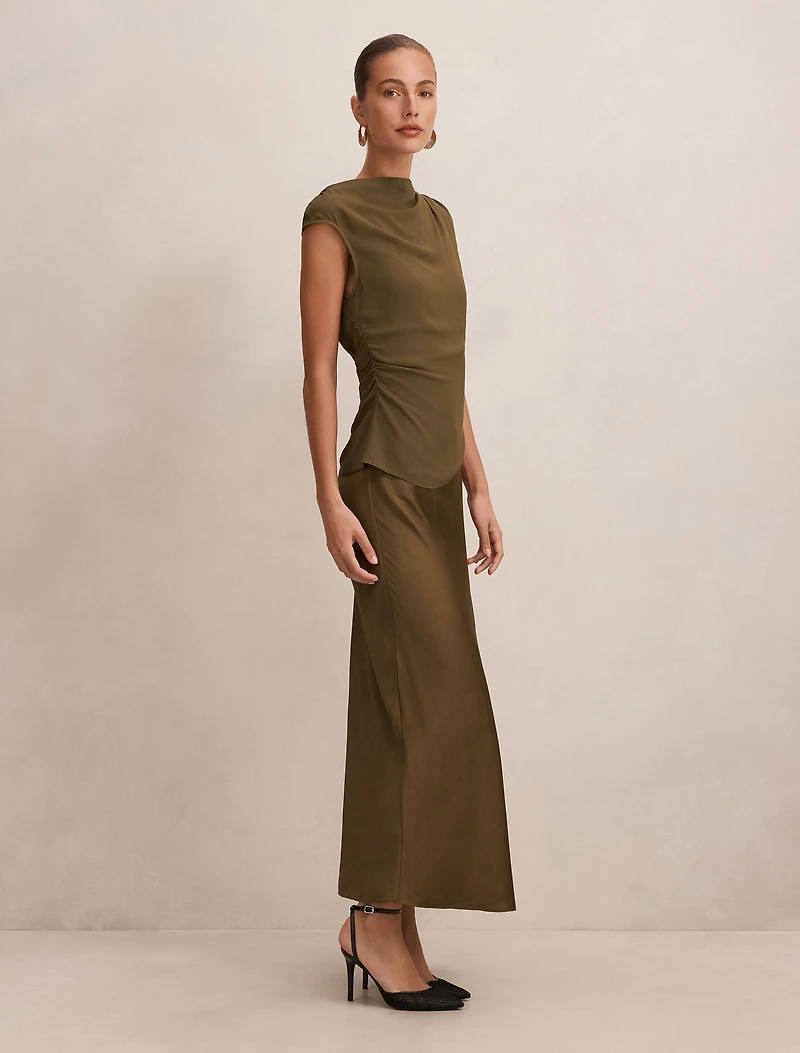 Aurora 2-in-1 Slip Midi Dress