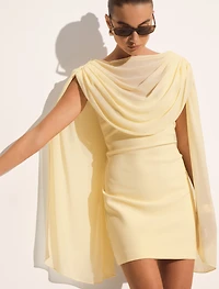 Bowie Mini Dress With Shawl