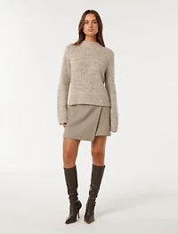 Frankie Stand Neck Jumper