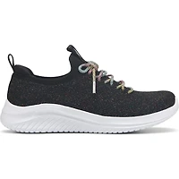 Kids' Ultra Flex Rhinestone Lace Sneaker Little/Big Kid