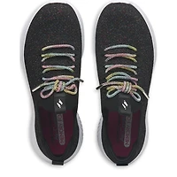 Kids' Ultra Flex Rhinestone Lace Sneaker Little/Big Kid