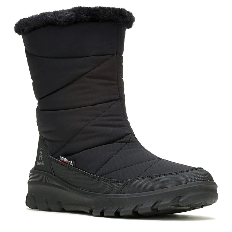 Women's Kamik Snowdon Zip Front Water Proof Weather Boot