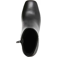 Women's While Block Heel Bootie
