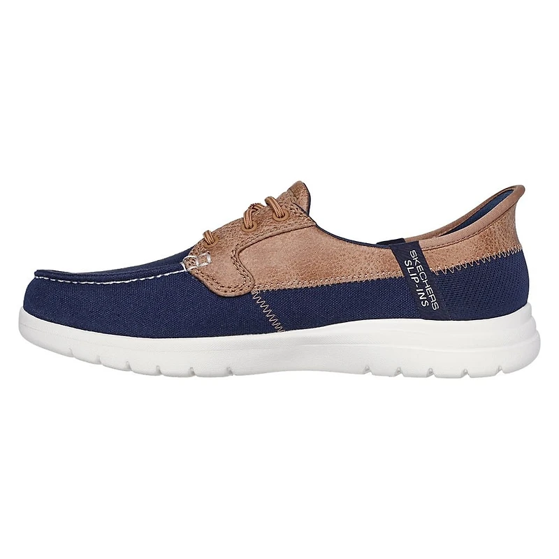 Women's On-the-Go Medium/Wide Slip Boat Shoe