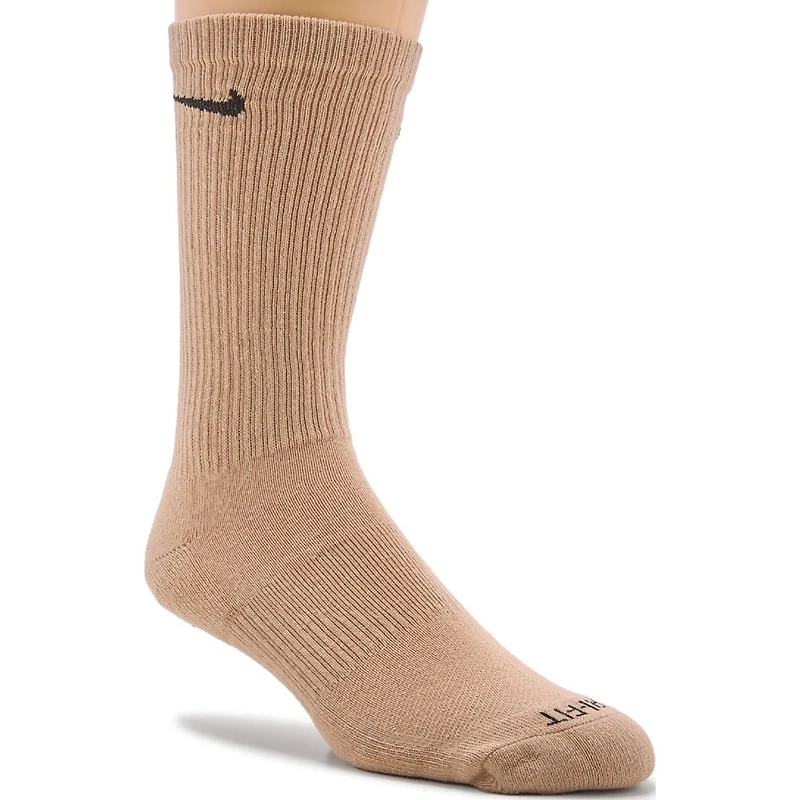 Men's 6 Pack Large Everyday Plus Cushion Crew Socks