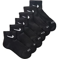 Kids' 6 Pack Youth X-Small Performance Ankle Socks
