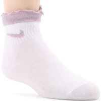 Kids' 6 Pack Youth X-Small Ruffle Ankle Socks