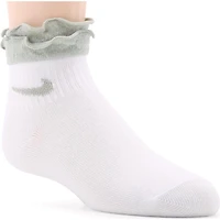 Kids' 6 Pack Youth X-Small Ruffle Ankle Socks