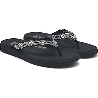 Women's Meditation Luxe Rhinestone Flip Flop