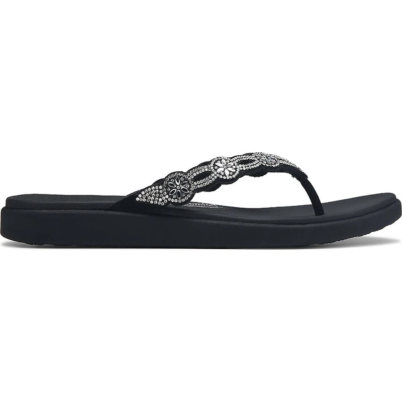 Women's Meditation Luxe Rhinestone Flip Flop