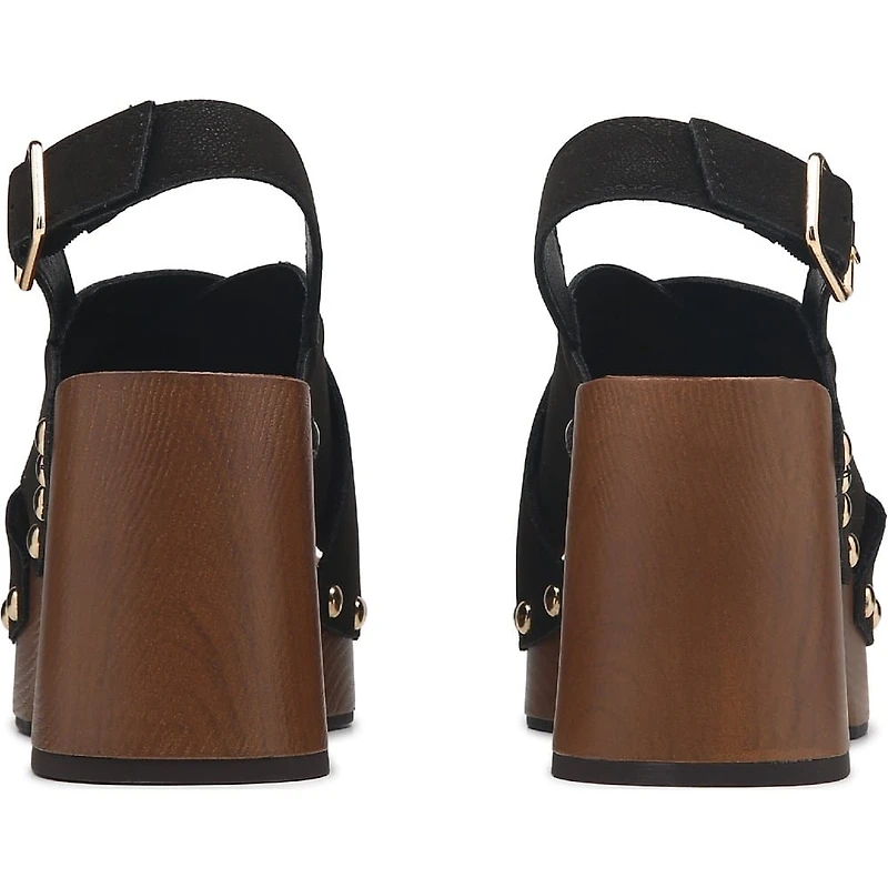 Women's Eudora Wood Bottom Sandal