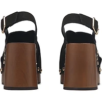 Women's Eudora Wood Bottom Sandal