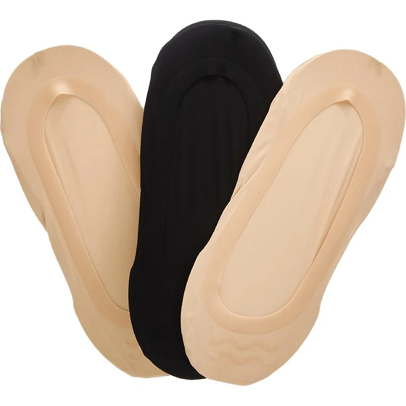 Women's 3 Pack 360 Grip Footie Liner Socks