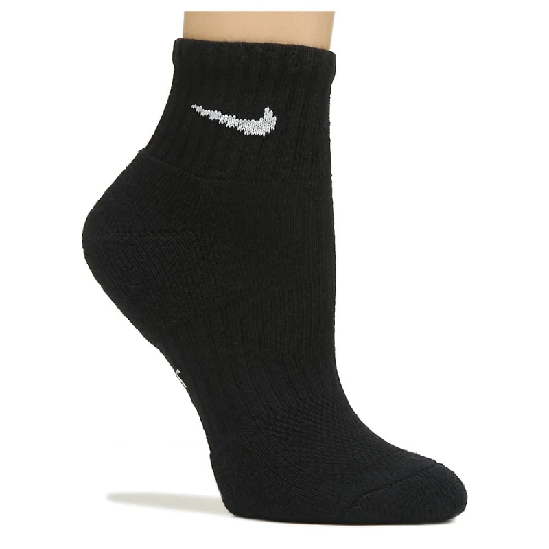 Kids' 6 Pack Youth Medium Cushioned Ankle Socks