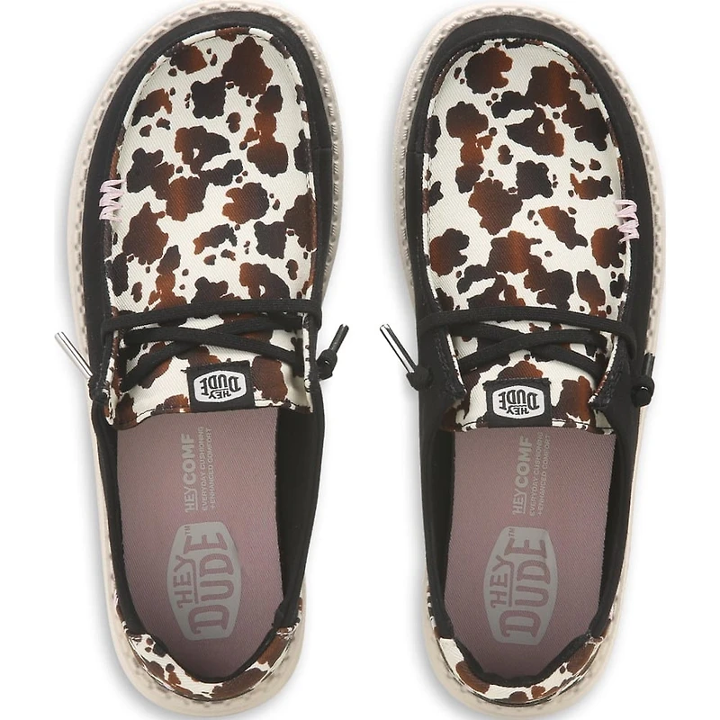 Women's Wendy Spotted Cow Slip On