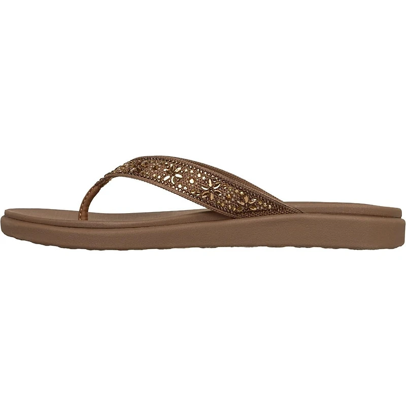 Women's Meditation Luxe Rhinestone Flip Flop