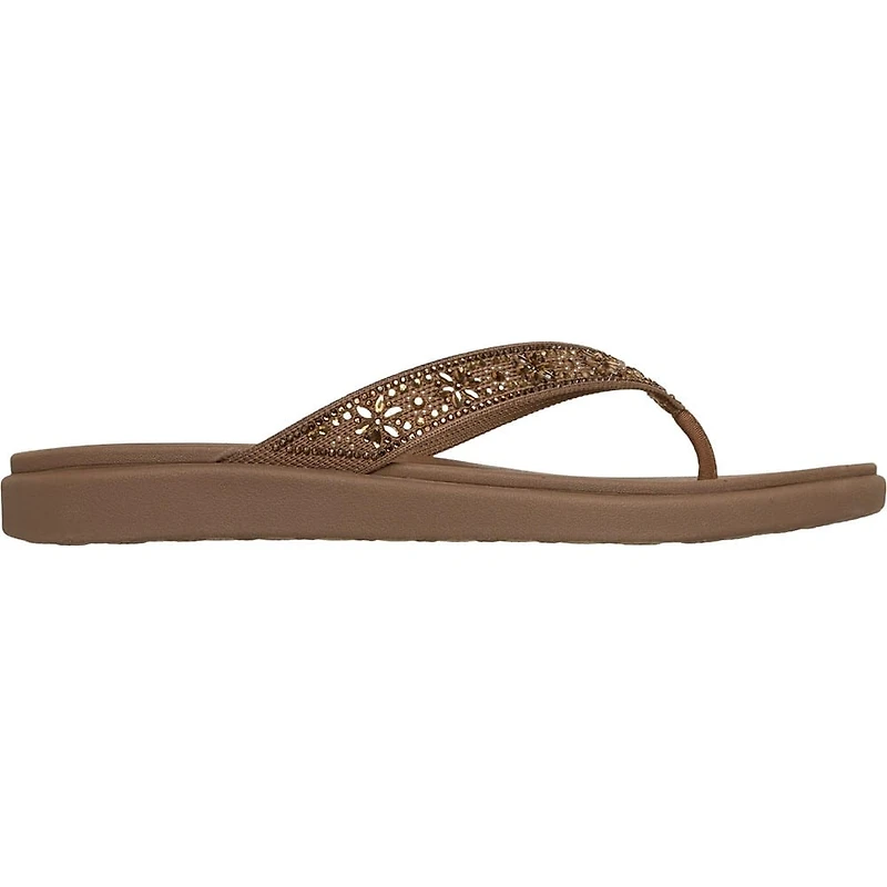 Women's Meditation Luxe Rhinestone Flip Flop
