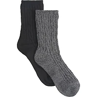 Kids' 2 Pack Super Soft Crew Socks