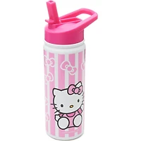 Flip Straw 20 oz Water Bottle