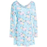 Juniors Skater Dress - Blue Floral