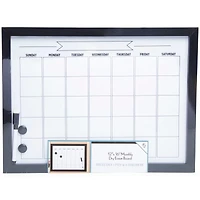 Dry Erase Monthly Calendar 12in x 16in