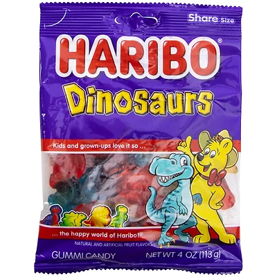 Haribo® Dinosaurs Gummi Candy 4oz Bag
