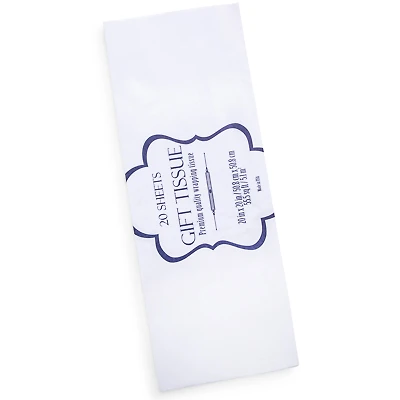 White Gift Tissue 20-Sheet Set
