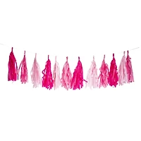 Tissue Paper Tassel Banner Decoration 10ft