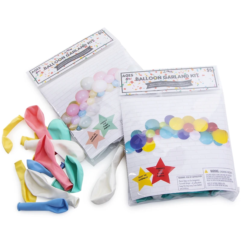 Party Balloon Garland Kit 60-Count