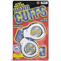 Die-Cast Metal Toy Hand Cuffs w/ Keys