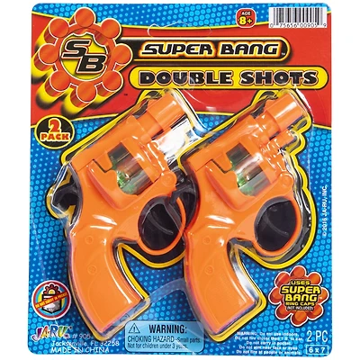 Super Bang™ Double Shots 2-Pack Cap Guns