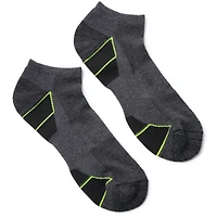 Series-8 Fitness™ Charcoal Gray Men’S Performance Low Cut Socks 5-Pack