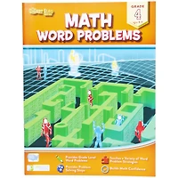 The Smart Alec Series™ Math Word  Problems Workbook - Grade 4