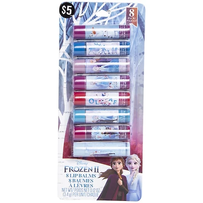 Disney Frozen 2 Flavored Lip Balm 8-Piece Set