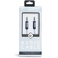 Tangle Free Heavy Duty Audio Cable 12ft
