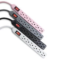 6-Outlet Power Strip 3-Feet Long